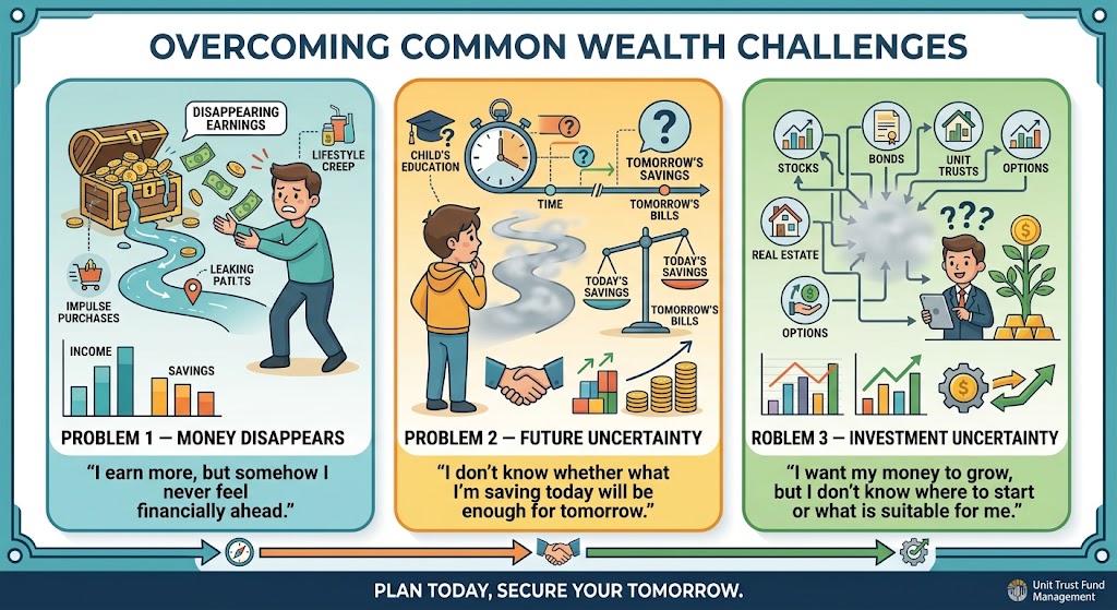 Overcoming Common Wealth Challenges Infographic